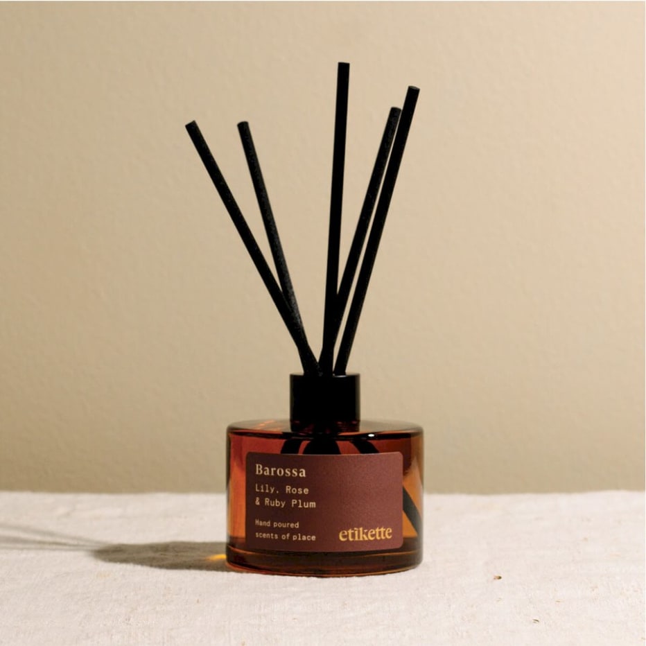 Eco Reed Diffuser - Barossa in Lily, Rose and Ruby Plum 200ml